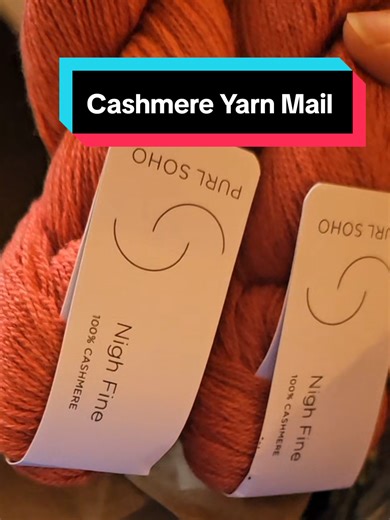 When I heard select colors of Purl Soho cashmere yarn were 40% off, I had to purchase some :) #yarn #yarntok #yarnhaul #cashmere #purlsoho
