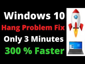 Windows 10 Hanging Problem Solution | Make Your Desktop & Laptop Faster | Speed Up Windows 10 Hindi