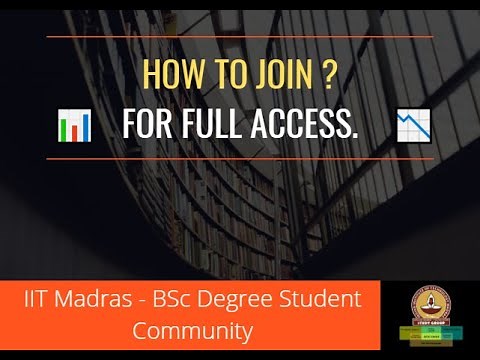 HOW TO JOIN | IIT Madras Online Degree | STUDENT COMMUNITY 🚀