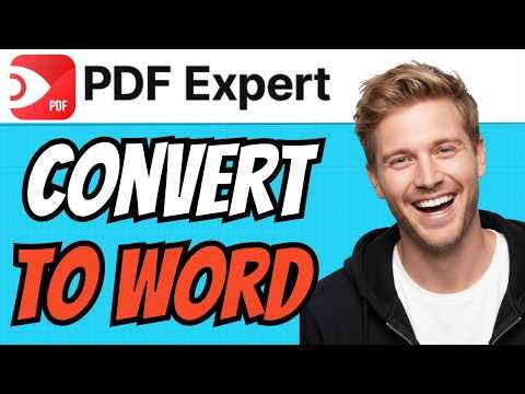 How To CONVERT PDF To WORD In PDF Expert (QUICK & EASY) 2026