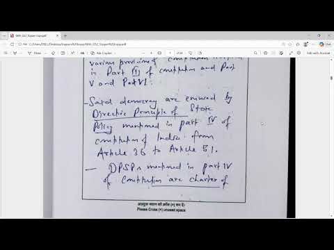 68th BPSC Mains GS2 Topper copy section1