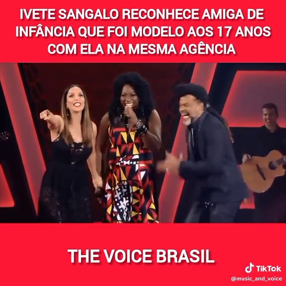 Ivete Sangalo Reconhece Amiga no The Voice Brasil