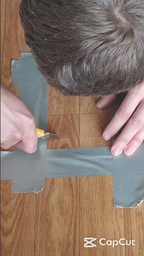 How to repair sheet vinyl flooring when it's burned