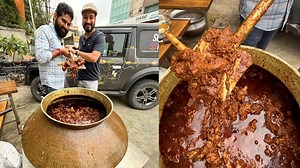 804K views · 10K reactions | Rajasthani हुकुम सिंह का 21 KG Degchi वाला Laal Maas  Art of Making 21 kg Mutton Nalli Order on- +91 97725 10782 Address- On The Way Restaurant jaipur vaishali nagar #mutton #muttoncurry #laalmaas #rajputana #royal #muttonlover #virtualbanjara #desifood #streetfood #streetfoodindia #jaipur #pinkcity #rajasthan #royalfamily | Virtual Banjara | Facebook