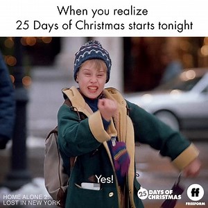 183K views · 14K reactions | Yes, yes, yes! __________ Watch the Home Alone double feature starting at 3:10pm/2:10c on Freeform. | Freeform’s 25 Days of Christmas | Facebook