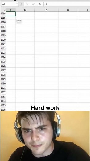 1. How to insert sequential numbers in excel in 5 seconds ⚡ #msoffice #smartoffice #officetime