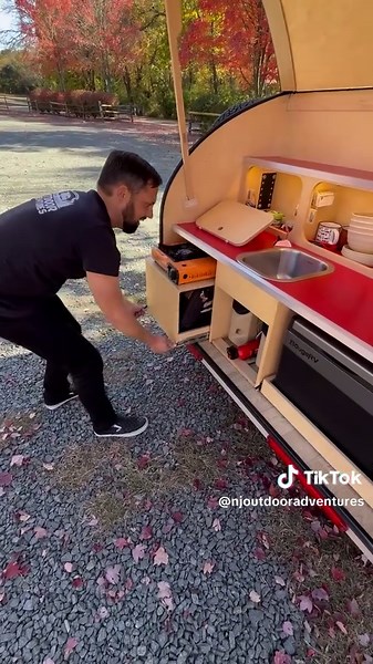 Custom Teardrop Camper Run through by TGcustomVans