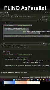 C# | .Net Tips PLINQ AsParallel in Entity Framework Core! #csharp #dotnet #programming #codingtips