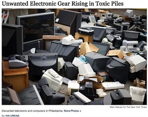 Disposal of Older Monitors Leaves a Hazardous Trail