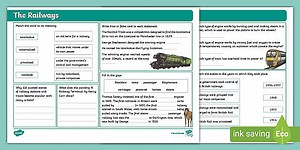 KS2 Revision Activity Mat: The Railways