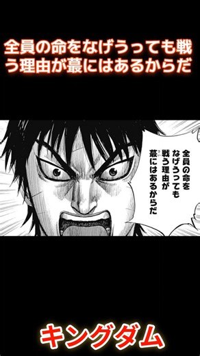 【キングダム】信「全員の命をなげうっても戦う理由が蕞にはあるからだ」#キングダム #漫画 #合従軍 #アニメ #信 #歴史 #嬴政