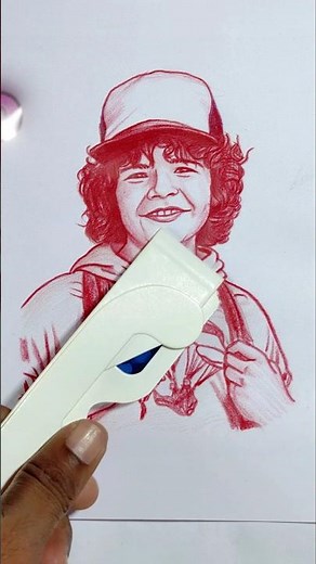 Dustin Glow-Up! Transformation Season 1 vs Season 5 ✍️ Stranger Things Art #Shorts #drawing