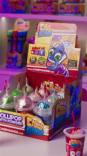 Brainstorm Jack 🧠⚡ – brain lollipop + fizzy powder! #candygangs