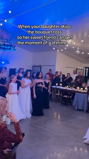 20M views · 262K reactions | One wedding, two love stories  #bouquettoss #surpriseproposal | Tiffiny Collier Griffin | Facebook