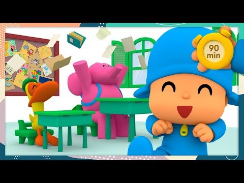 🤪 POCOYO & NINA - We Say Goodbye to School! [90 min] ANIMATED CARTOON for Children | FULL episodes