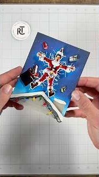 This DIY Christmas Card is SHOCKINGLY Good! ⚡️ #cardmaking #asmr