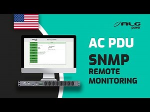 Managed AC PDU: Remote monitoring by SNMP Protocol