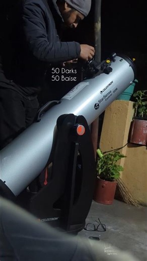 capturing Orion with a Celestron Dobsonian #space