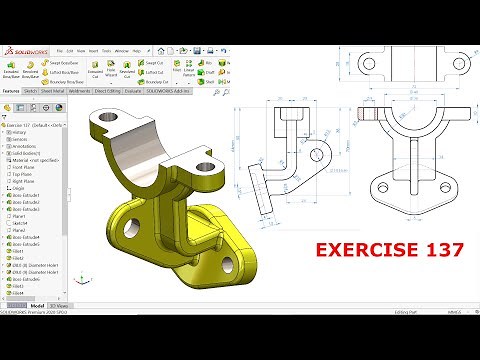 Solidworks Tutorial for Beginners Exercise 137