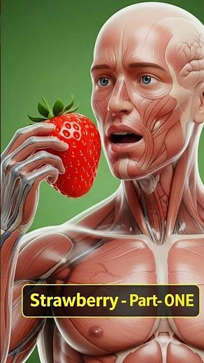 “What Strawberries Do Inside Your Body | Part 1 | 3D Anatomy Visualization”| ANATO SCIENCE
