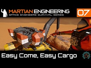 Martian Engineering E7: Easy Come, Easy Cargo | Automated Drone AI Setup | Space Engineers Survival