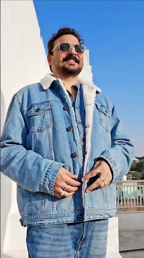 Woodland denim sherpa jacket review | #myntrabeauty #myntra #fashion #lifestyle #rara