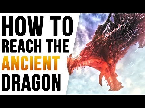 Skyrim How to reach Ancient's Ascent Dragon Location!