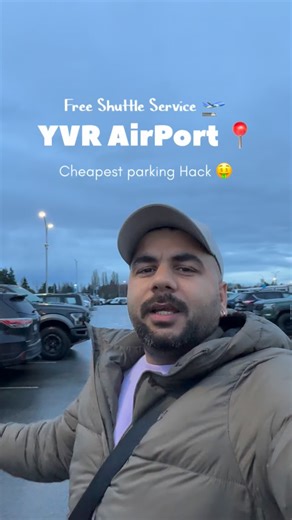 Ck Manocha on Instagram: "Cheap parking ✨ Free shuttle 🚆 YVR Airport hack nobody tells you 🤫✈️ Save money, not stress 😌"