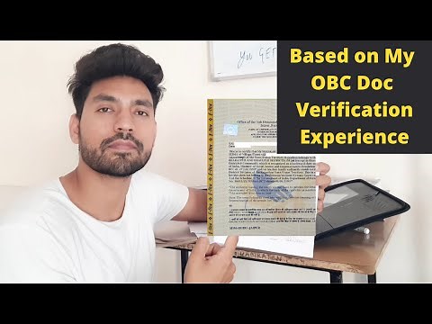 SSC CGL OBC Certificate | My OBC Document Verification Experience | Complete Detail