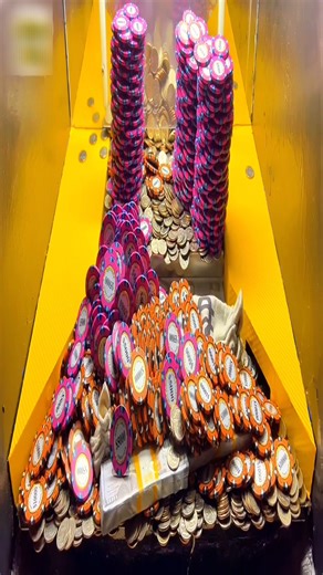 💰$1M Chip Castle CRASHES! #coinpusher #coinpurse #highlimit #jackpot #casinogames #coinpusherwin #reel #reels | Entertainment Videos