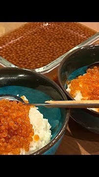 【Making Ikura from Fresh Salmon Roe】Making an Ikura Bowl, My Wife’s Servant