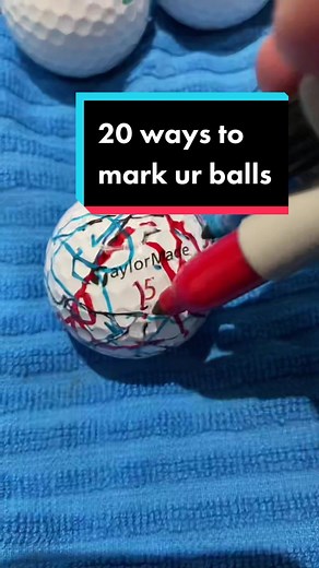 Creative Golf Ball Markings Inspiration
