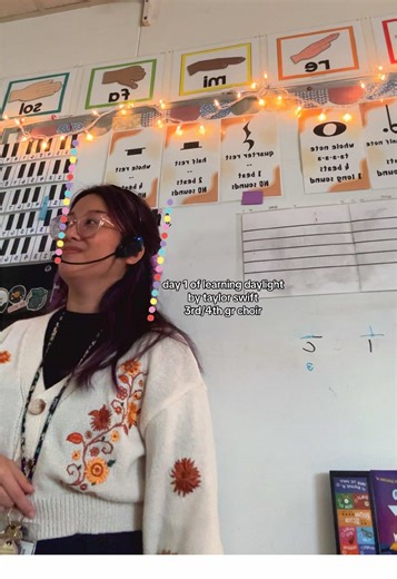 Preparing for Spring Concert: Learning Daylight by Taylor Swift