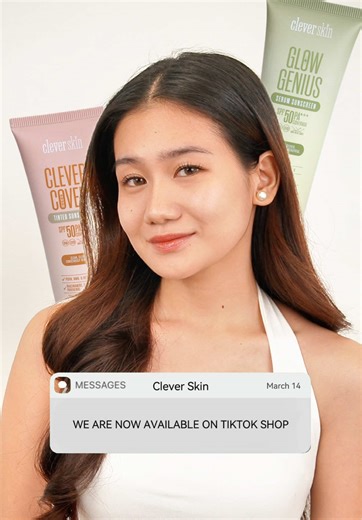 She didn’t just choose a sunscreen… she chose smart skin. 😉 Meet Clever Cover Tinted Sunscreen, the tint, protection & glow. Smart choice, every day. 🤎 #CleverSkin #GlowWithClever #CleverCover #SunscreenRecommendation