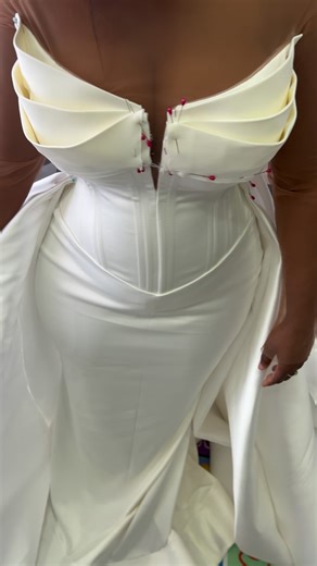 KlassLuxeElegantEdgyRavishing | Process video with ❤️ Marian ❤️. Dear bride, we can’t wait to have you 💐 #kleercut #kleercutbridal | Instagram