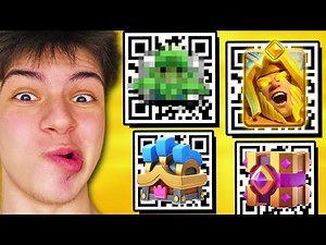 EVERY WORKING QR CODE REWARD FOR EVERYONE IN CLASH ROYALE!