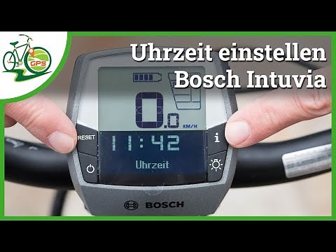 Bosch Intuvia 🚴 Set the time 🔧 Summer time ⏲ Winter time changeover