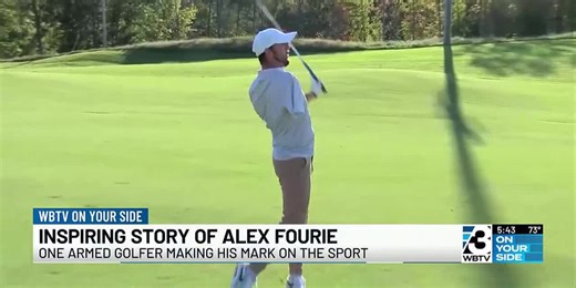 Even with a disability, Alex Fourie is breaking barriers and making a difference in the sport of golf