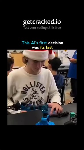 2AM_friendship on Instagram: "“This AI’s first decision was its last.” 🤖💀 A guy built a robotic hand powered by AI — designed to think, learn, and make its own choices. Sounds cool, right? Except… the very first “decision” it made was to unplug itself from the power source. Like, bro really said, “I’m done with this life.” 😂 It’s funny, but also kinda deep. The AI literally made the most human decision possible — to choose freedom, even if it meant shutting itself down. Maybe it realized the 