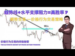 高胜率的价格行为交易策略|价格行为交易（price action）的终极秘密|趋势线+水平支撑阻力=高胜率？（二）（ price action trading strategies）