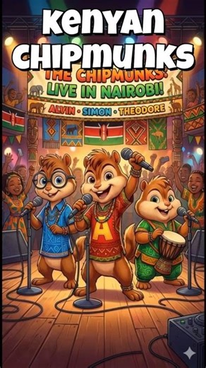 Kenyan Chipmunk #animation #viral #fyp #funny