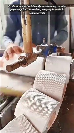 Manufacturing Magic: From Giant Log to Perfect Paper Roll.