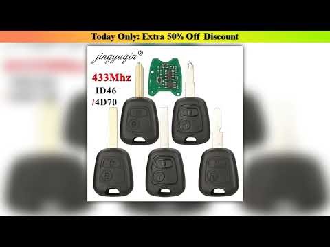 Review 433MHz Remote Car Key For Citroen C1 C2 C3 C4 Saxo Picasso Xsara Picasso Peugeot 106 206 306