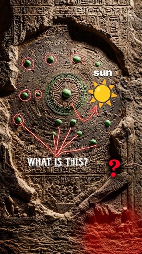 Did ancient civilizations hide secrets about the universe in this carving?#shorts #universe #mystery