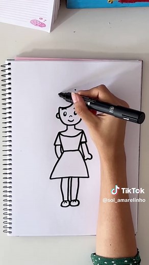Como Desenhar uma Menina Muito Fácil em Passos Simples
