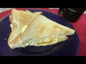 Grilled cheese egg sandwich | easy and homemade recipe!