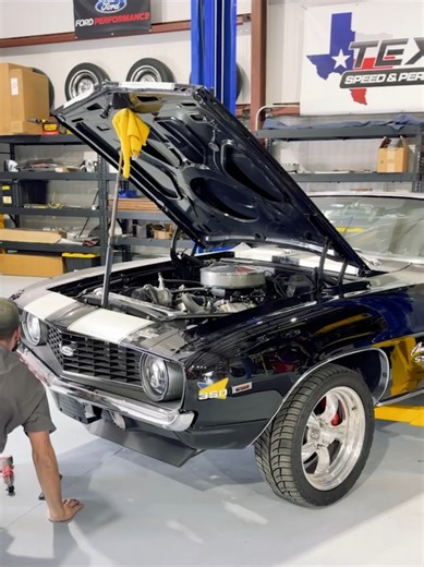 New Project Alert! We just pulled this classic black Camaro SS into the shop and wasted no time tearing it down. We are pulling the front clip and getting it ready for a massive transformation. Big things are coming for this build. Stay tuned! #CamaroSS #Teardown#Speedtech #MuscleCar #ChevyCamaro #cartok @qa1motorsports