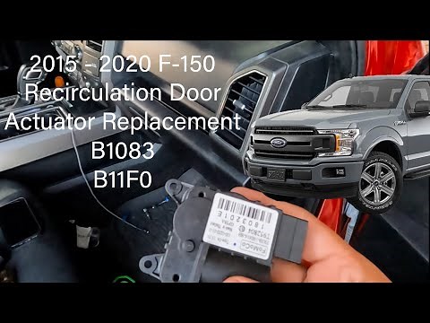2020 Ford F150 Air Inlet Recirculation Door Actuator Replacement. No dash removal! B1083 B11F0