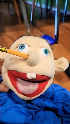 I made a scooter puppet