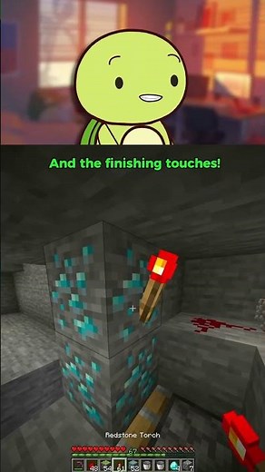 Villager teach JJ How to Play Minecraft